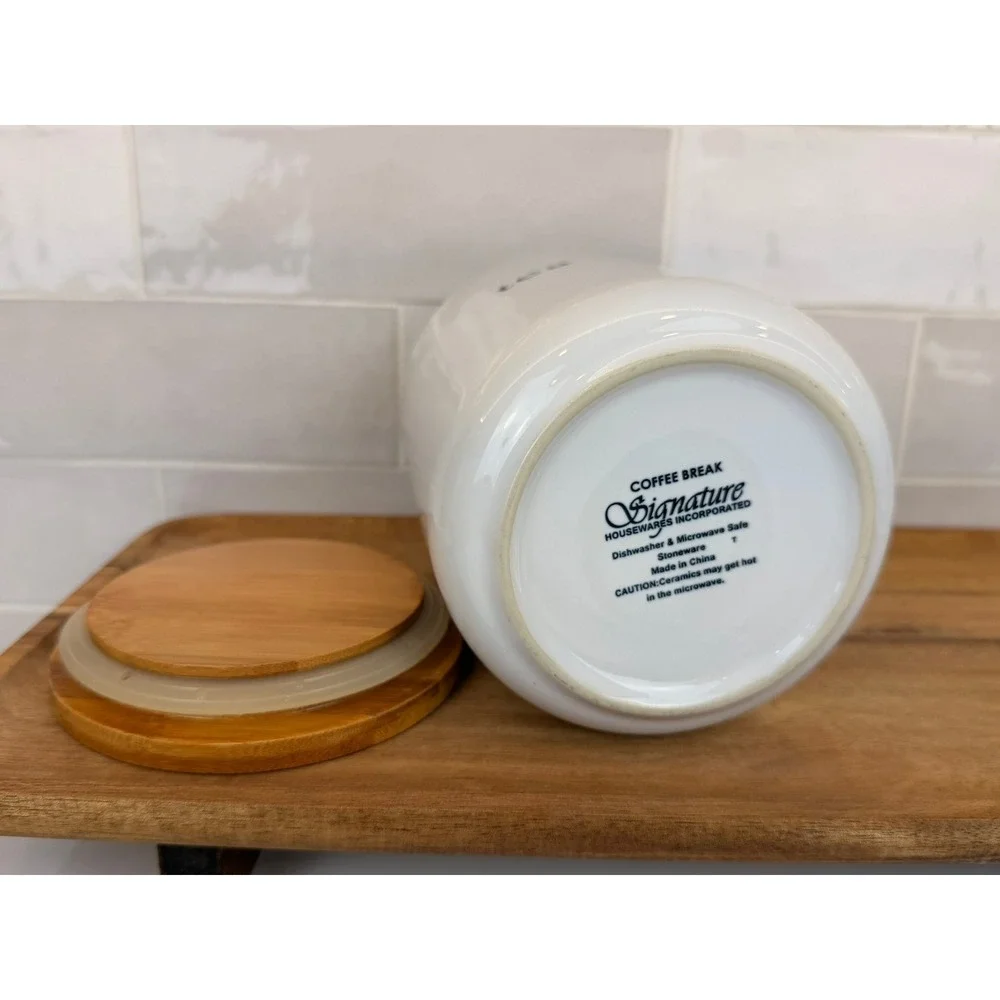 Coffee Break Signature Housewares Tea Canister with‎ Lid